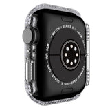 Diamond Inset Transparent Watch Case Protective Cover Fits Apple Watch Series 4 / 5 / 6 / SE 40mm - watch Ulefone