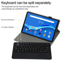 Bluetooth Keyboard Touchpad and Flip Cover with Stand for Lenovo M10 Plus TB-X606F - acc Noco