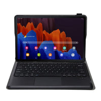 Bluetooth Keyboard and Cover with Stand for Samsung Galaxy Tab S7 FE T730 / S7+ T970 / T975 - acc Noco