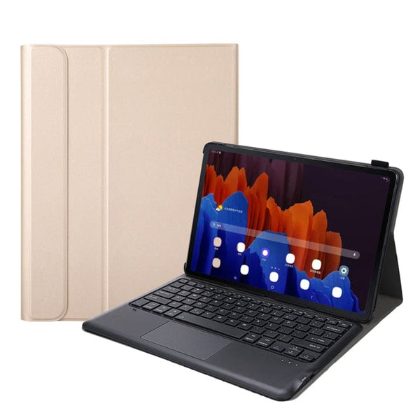 Bluetooth Keyboard and Cover with Stand for Samsung Galaxy Tab S7 FE T730 / S7+ T970 / T975 - acc Noco