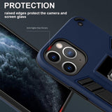 Shockproof Rugged Protective Cover with Metal Patch / Fold Out Stand for Apple iPhone 11 - acc Noco