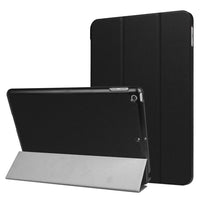 Apple iPad 9.7 2017/2018 - Custer Flip Front Tri-Fold Protective Tablet Cover - Black - Cover Noco