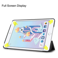 Custer Flip Front Tri-Fold Protective Tablet Cover for Apple iPad Mini 4 / iPad Mini 5 - acc Noco
