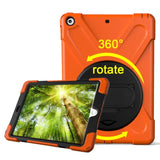 Apple iPad 9.7 2017/2018 - Shock Proof Heavy Duty Protective Tablet Cover Rotating Hand Grip/Stand - Orange - Cover Noco