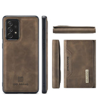 DG Shockproof Cover with Magnetic Detachable Wallet with Card Slots - For Samsung Galaxy A72 4G/5G - Cover DG Ming