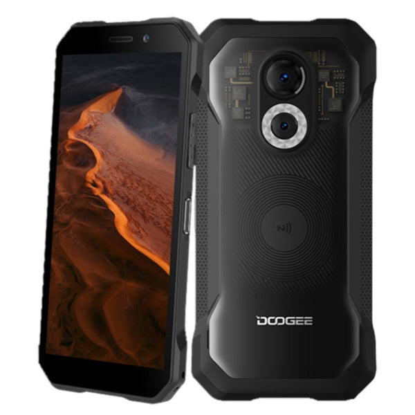 Doogee S61 PRO Rugged Phone, 6GB RAM +128GB, 6.0in HD+ Screen, 48MP + 20MP Night Vision Cameras, NFC, Helio G35