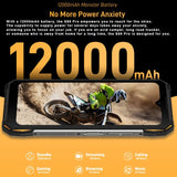 Doogee S89 Pro Rugged Phone 8GB+256GB 6.3in FHD+ Screen 12000mAh 64MP Camera Night Vision Camera Custom LED Android 12 24W Fast Charge - 