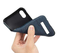 Black TPU Leather Look Cover - For Doogee Y8/Y8C/Y8 Plus - acc Noco