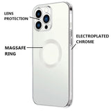 Apple iPhone 13 Transparent Electroplated MagSafe Protective Cover Lens Protection - Cover Noco
