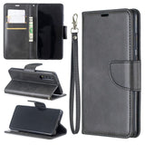 Huawei P30 - Phone Wallet with Flip Front Card Slots Leather Texture - Black - Cover Noco