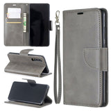 Huawei P30 - Phone Wallet with Flip Front Card Slots Leather Texture - Grey - Cover Noco