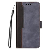 Phone Wallet with Flip Front Card Slots Two Tone Colours - For MOTOROLA MOTO G50 4G Phone - acc Noco