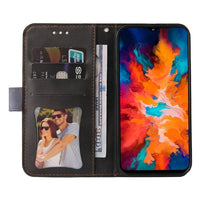 Phone Wallet with Flip Front Card Slots Two Tone Colours - For MOTOROLA MOTO G50 4G Phone - acc Noco