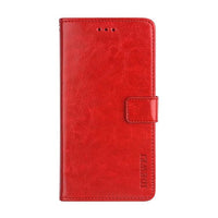 Flip Phone Cover/Wallet - For Doogee X95 X95 Pro Phone - Red - acc Noco