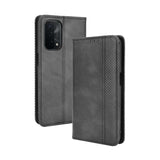 Thatch Flip Cover Case Credit Card Slots Magnetic Closing - For Oppo A54 5G A74 5G A93 5G - Black - acc Noco
