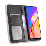 Thatch Flip Cover Case Credit Card Slots Magnetic Closing - For Oppo A94 5G / Oppo F19+ Pro 5G / Reno5 Z 5G - acc Noco