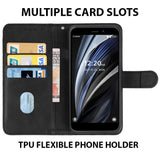 Flip Phone Cover/Wallet - For Oukitel WP12 / WP12 PRO Rugged Phone - Black - Cover Noco