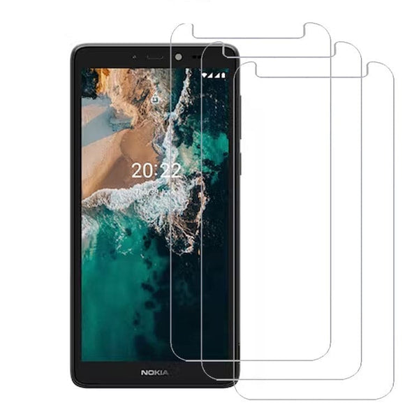 [3 Pack] Nokia C2 2nd Edition Tempered Glass Screen Protector High Hardness Anti-Scratch - Glass Noco