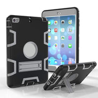 Rugged Shockproof Protective Tablet Cover with Stand for Apple iPad Mini 4 / iPad Mini 5 - Black and Grey - acc Noco