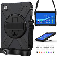 Heavy Duty Shockproof Protective Tablet Cover with Rotating Stand/Hand Grip for Lenovo M10 Plus TB-X606F / TB-X606X - acc Noco