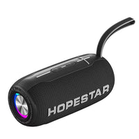 Hopestar H49 10W Bluetooth Speaker 2400mAh Battery TWS LED Light Bass Chamber Water Resistant - Black - bluetooth speaker Hopestar