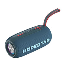 Hopestar H49 10W Bluetooth Speaker 2400mAh Battery TWS LED Light Bass Chamber Water Resistant - Blue - bluetooth speaker Hopestar