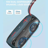 Hopestar H49 10W Bluetooth Speaker 2400mAh Battery TWS LED Light Bass Chamber Water Resistant - bluetooth speaker Hopestar