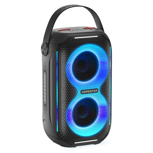 Hopestar Party 200 Mini 20W Bluetooth Speaker 3000mAh Battery TWS LED Lights - Grey - bluetooth speaker Hopestar