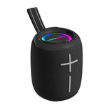 Hopestar P20 Mini Bluetooth Speaker 2400mAh Battery TWS LED Lights Water Resistant - Black - bluetooth speaker Hopestar