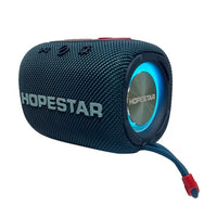 Hopestar P32 Mini 5W Bluetooth Speaker 1800mAh Battery TWS LED Light Bass Chamber - Blue - bluetooth speaker Hopestar