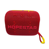 Hopestar P32 Mini 5W Bluetooth Speaker 1800mAh Battery TWS LED Light Bass Chamber - Red - bluetooth speaker Hopestar