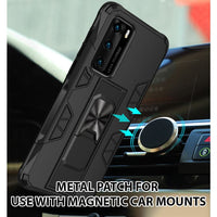 Huawei P40 - Shockproof Protective Case with Metal Patch / Stand - Cover Noco