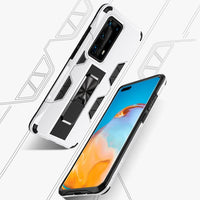 Huawei P40 PRO / P40 PRO+ Shockproof Protective Case with Metal Patch / Stand - Cover Noco