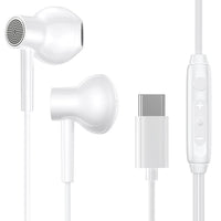 Type-C JR EC01 Semi In-Ear Earphones In-line Control and Microphone. Type-C Interface - headphone JOYROOM