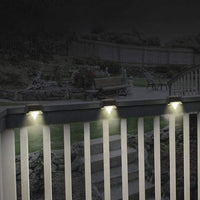 Solar Powered Stair Step or Railing Lighting. 4 Pack - Noco