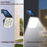 Solar LED Outdoor Light Rotating Light Head LED bulbs Movement Sensor - solar light NOCO