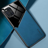 Leather and Glass Shockproof Cover - For OPPO FIND X3 / FIND X3 PRO - Blue - Cover Noco