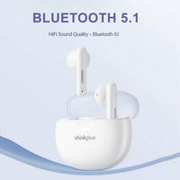 LENOVO ThinkPlus LP1 Pro Wireless Earbuds TWS Bluetooth 5.1 Smart Touch Auto Pair Charging Case - headphone Lenovo