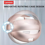 LENOVO Thinkplus LivePods LP60 Wireless Earbuds TWS Bluetooth 5.3 Smart Touch Metal Ring Charging Case/Holder - headphone Lenovo