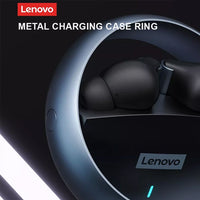 LENOVO Thinkplus LivePods LP60 Wireless Earbuds TWS Bluetooth 5.3 Smart Touch Metal Ring Charging Case/Holder - headphone Lenovo