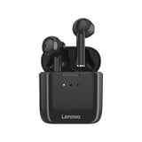 LENOVO QT83 Wireless Earbuds Noise Cancelling TWS Bluetooth 5 Smart Touch Auto Pair Voice Prompts Charging Case - Black - headphone Lenovo