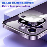Apple iPhone 14 - 2 Piece Magnetic Rigid Cover with Transparent Glass Back and Glass Screen Protector - Cover Noco