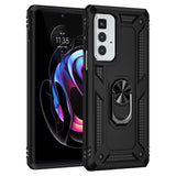 Armor Rugged Protective Case with Metal Ring/Stand for Motorola Moto Edge 20 Pro - Cover Noco