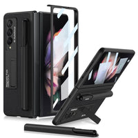 Samsung Galaxy Z Fold 3 - GKK MagFold Rigid Protective Cover Screen Protector Removable Pen Holder Phone Stand - Black - Cover Noco