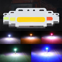 [10 PACK] WHITE COB LED S7009 24V Slim Marker Lights with White Down Light for Trucks and Macjhinery - Automotive Noco