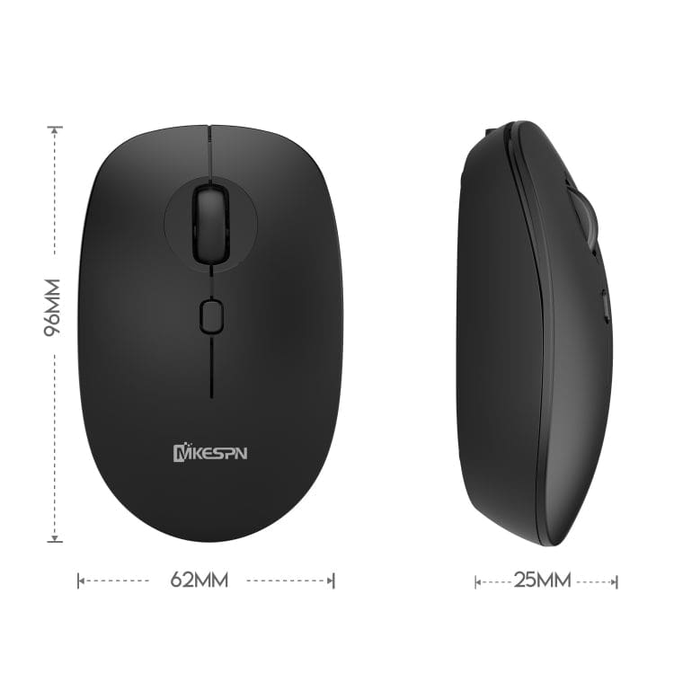 MKESPN Tri-Mode Bluetooth/RF Wireless Optical Mouse USB 2.4G RF Dongle ...