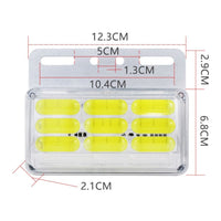 [4 PACK] LED S9001 24V Bright Marker Lights with White Down Light for Trucks and Machinery - Automotive Noco