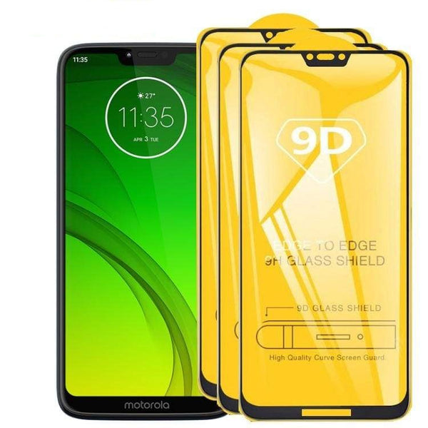 [3 PACK] Tempered Glass Screen Protector 9D Hardness Anti-Scratch - Motorola Moto G7 Power - acc Noco