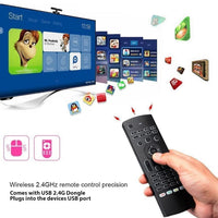MX3L Air Mouse Mini Keyboard/Remote For Smart TV TV Box Android Devices Multimedia Control - tv NOCO