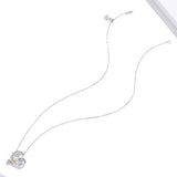 V Jewellery - Sterling Silver S925 True Love Heart Necklace N436 - Jewelry Noco